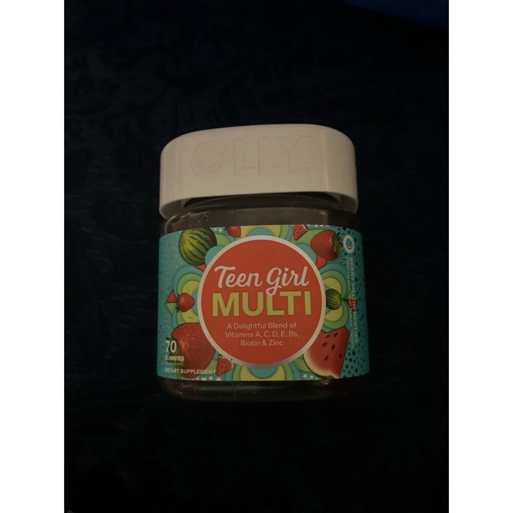 Olly Teen Girl Multivitamin Gummies 70 Count Strawberry Melon Flavor 11/26